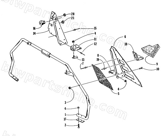 STEERING SUPPORT ASSEMBLY diagram