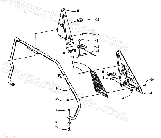 STEERING SUPPORT ASSEMBLY diagram
