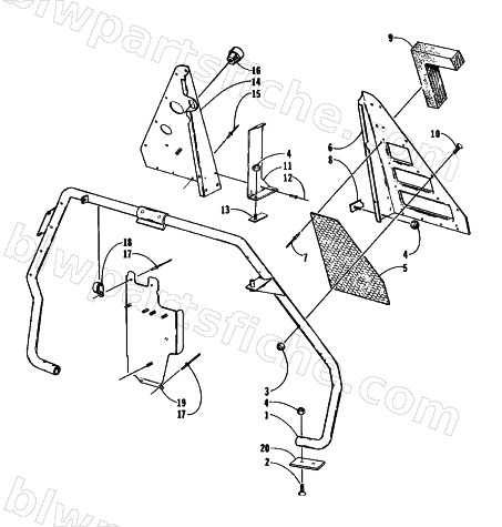 STEERING SUPPORT ASSEMBLY diagram