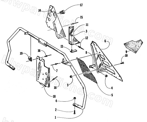STEERING SUPPORT ASSEMBLY diagram