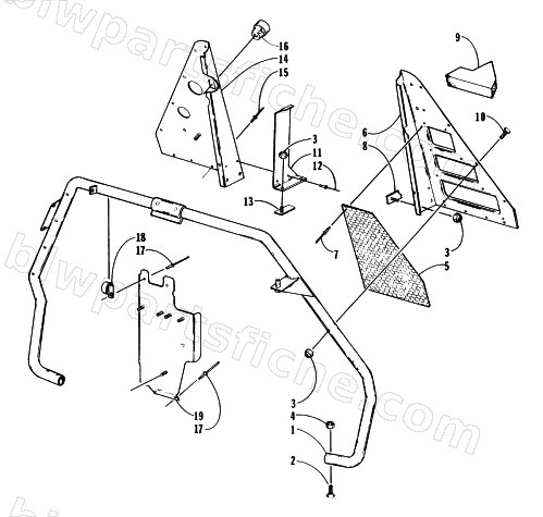 STEERING SUPPORT ASSEMBLY diagram
