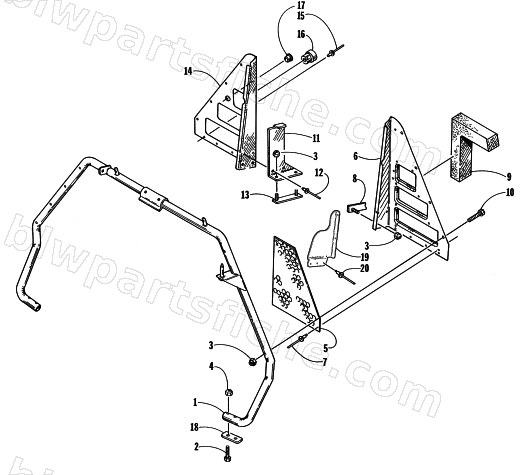 STEERING SUPPORT ASSEMBLY diagram