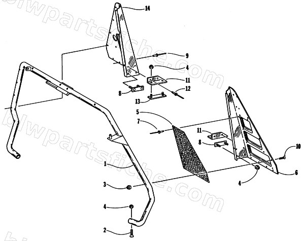 STEERING SUPPORT ASSEMBLY diagram