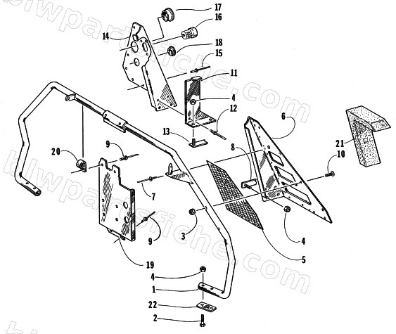 STEERING SUPPORT ASSEMBLY diagram