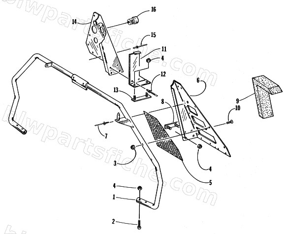 STEERING SUPPORT ASSEMBLY diagram