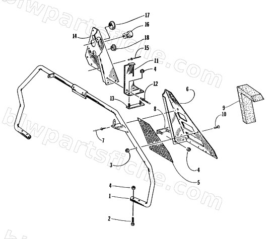 STEERING SUPPORT ASSEMBLY diagram