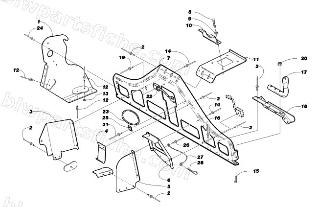 STEERING SUPPORT ASSEMBLY diagram