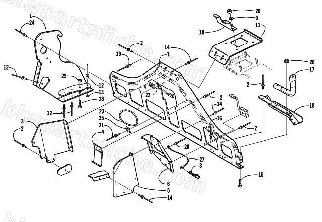 STEERING SUPPORT ASSEMBLY diagram