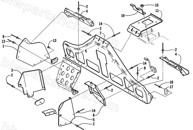 STEERING SUPPORT ASSEMBLY diagram
