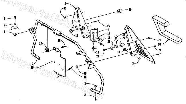 STEERING SUPPORT ASSEMBLY diagram
