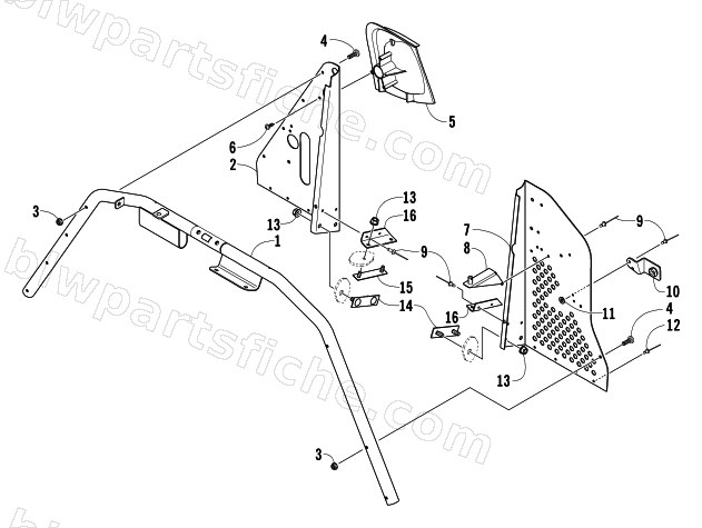 STEERING SUPPORT ASSEMBLY diagram