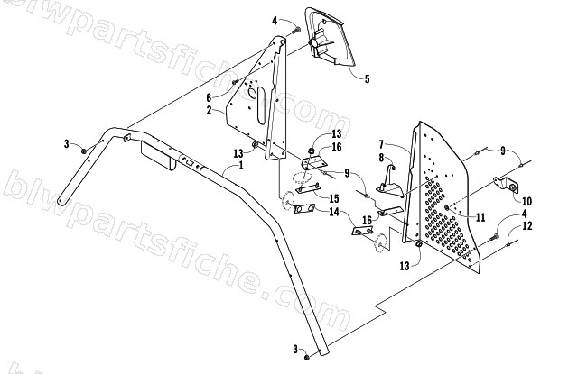 STEERING SUPPORT ASSEMBLY diagram