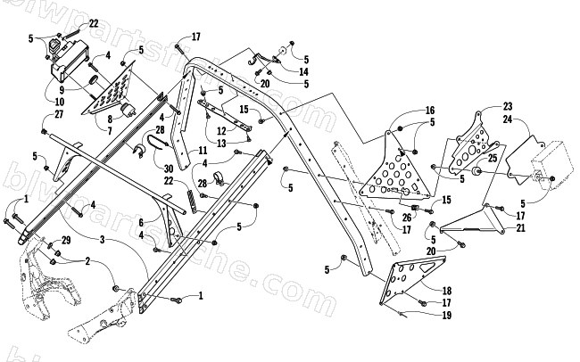 STEERING SUPPORT ASSEMBLY diagram