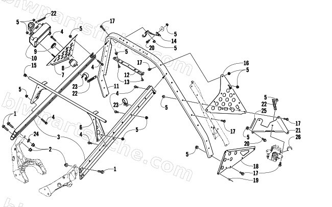 STEERING SUPPORT ASSEMBLY diagram