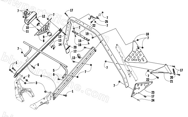STEERING SUPPORT ASSEMBLY diagram