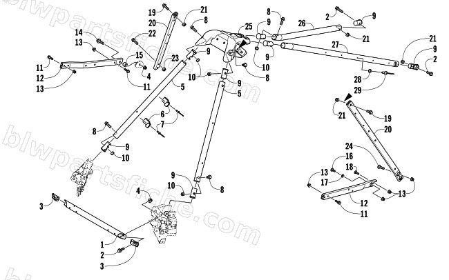 STEERING SUPPORT ASSEMBLY diagram