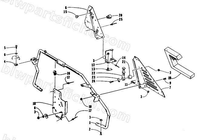 STEERING SUPPORT ASSEMBLY diagram