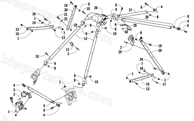 STEERING SUPPORT ASSEMBLY diagram