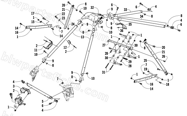 STEERING SUPPORT ASSEMBLY diagram