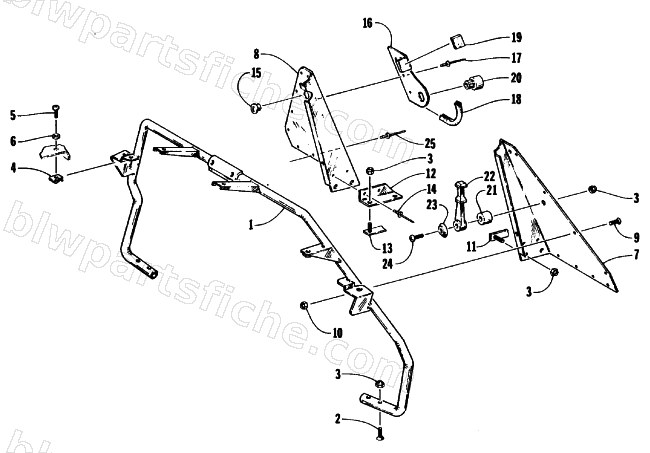 STEERING SUPPORT ASSEMBLY diagram