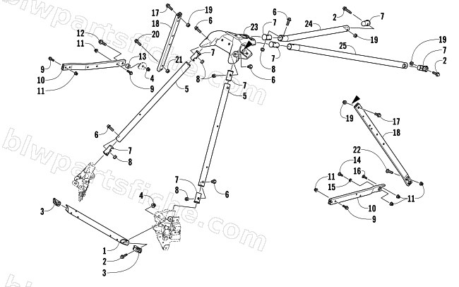 STEERING SUPPORT ASSEMBLY diagram