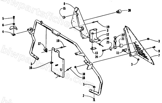 STEERING SUPPORT ASSEMBLY diagram