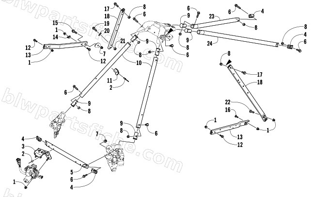 STEERING SUPPORT ASSEMBLY diagram
