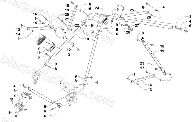 STEERING SUPPORT ASSEMBLY diagram