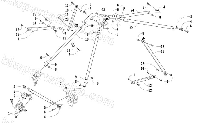 STEERING SUPPORT ASSEMBLY diagram