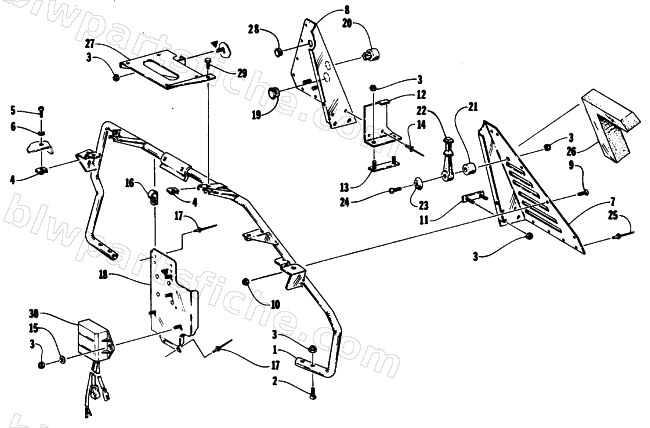 STEERING SUPPORT ASSEMBLY diagram
