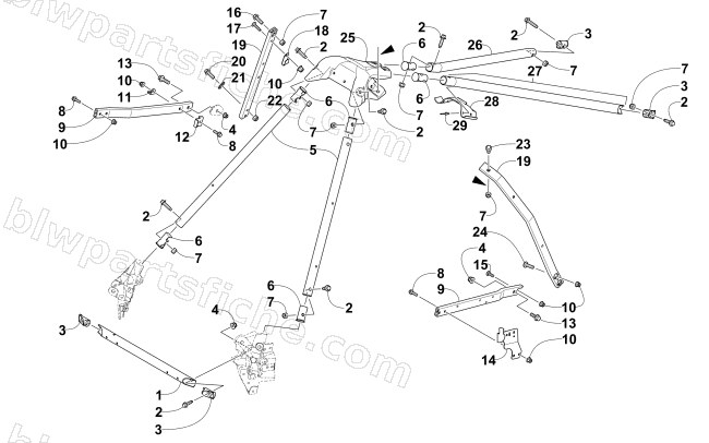 STEERING SUPPORT ASSEMBLY diagram