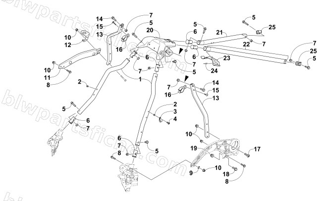 STEERING SUPPORT ASSEMBLY diagram