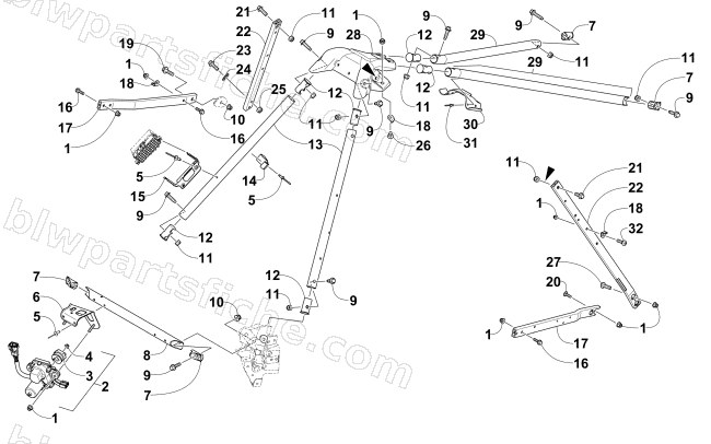 STEERING SUPPORT ASSEMBLY diagram