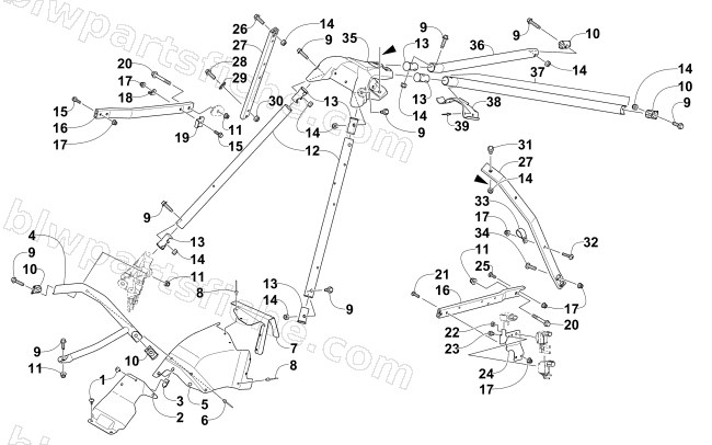 STEERING SUPPORT ASSEMBLY diagram