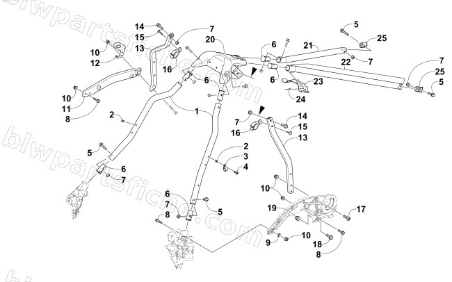 STEERING SUPPORT ASSEMBLY diagram