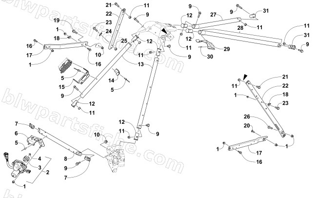 STEERING SUPPORT ASSEMBLY diagram