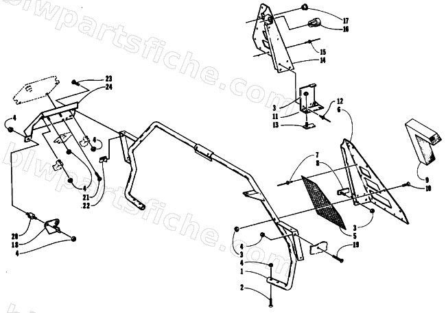 STEERING SUPPORT ASSEMBLY diagram