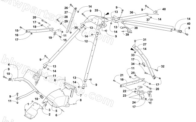 STEERING SUPPORT ASSEMBLY diagram