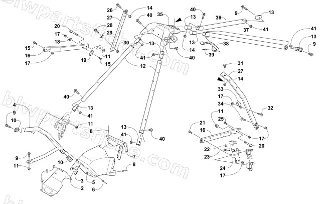 STEERING SUPPORT ASSEMBLY diagram