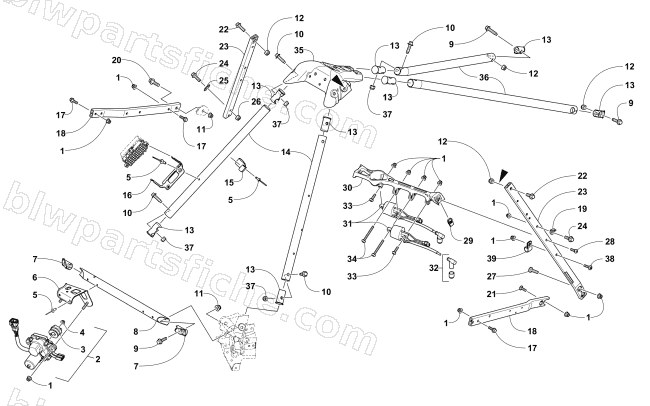 STEERING SUPPORT ASSEMBLY diagram