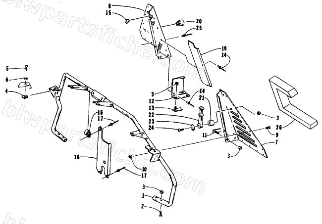 STEERING SUPPORT ASSEMBLY diagram