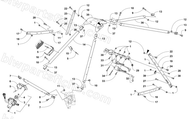 STEERING SUPPORT ASSEMBLY diagram