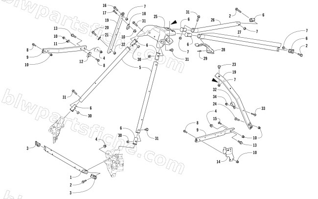 STEERING SUPPORT ASSEMBLY diagram