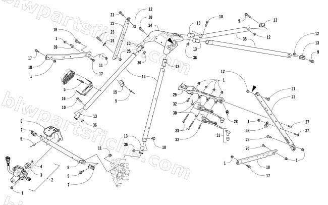 STEERING SUPPORT ASSEMBLY diagram