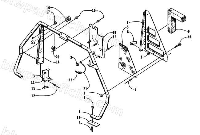 STEERING SUPPORT ASSEMBLY diagram
