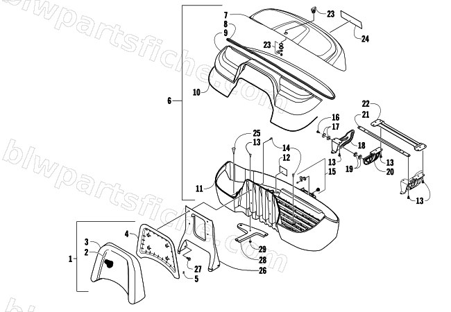 STORAGE BOX ASSEMBLY diagram