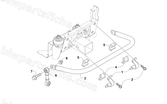 SWAY BAR ASSEMBLY diagram