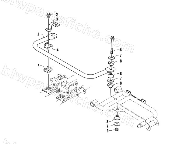 SWAY BAR ASSEMBLY diagram