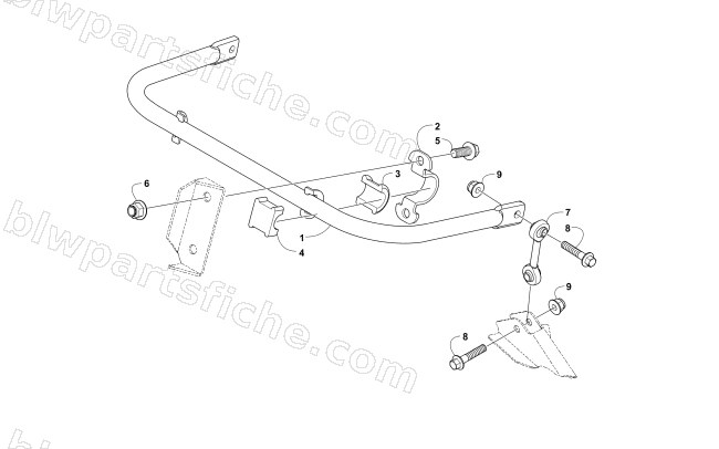 SWAY BAR ASSEMBLY diagram