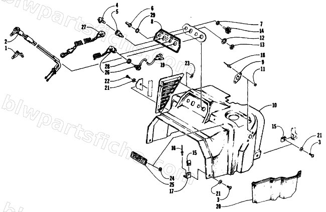 SWITCH AND CONSOLE ASSEMBLY diagram